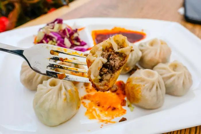 Beef and Chive Momo